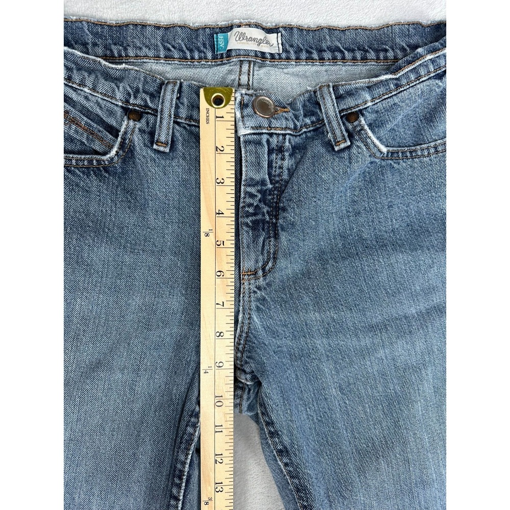 Wrangler Cash Cowgirl Cut Jeans Women's 9/10 x 36 100% Cotton - Picture 11 of 16